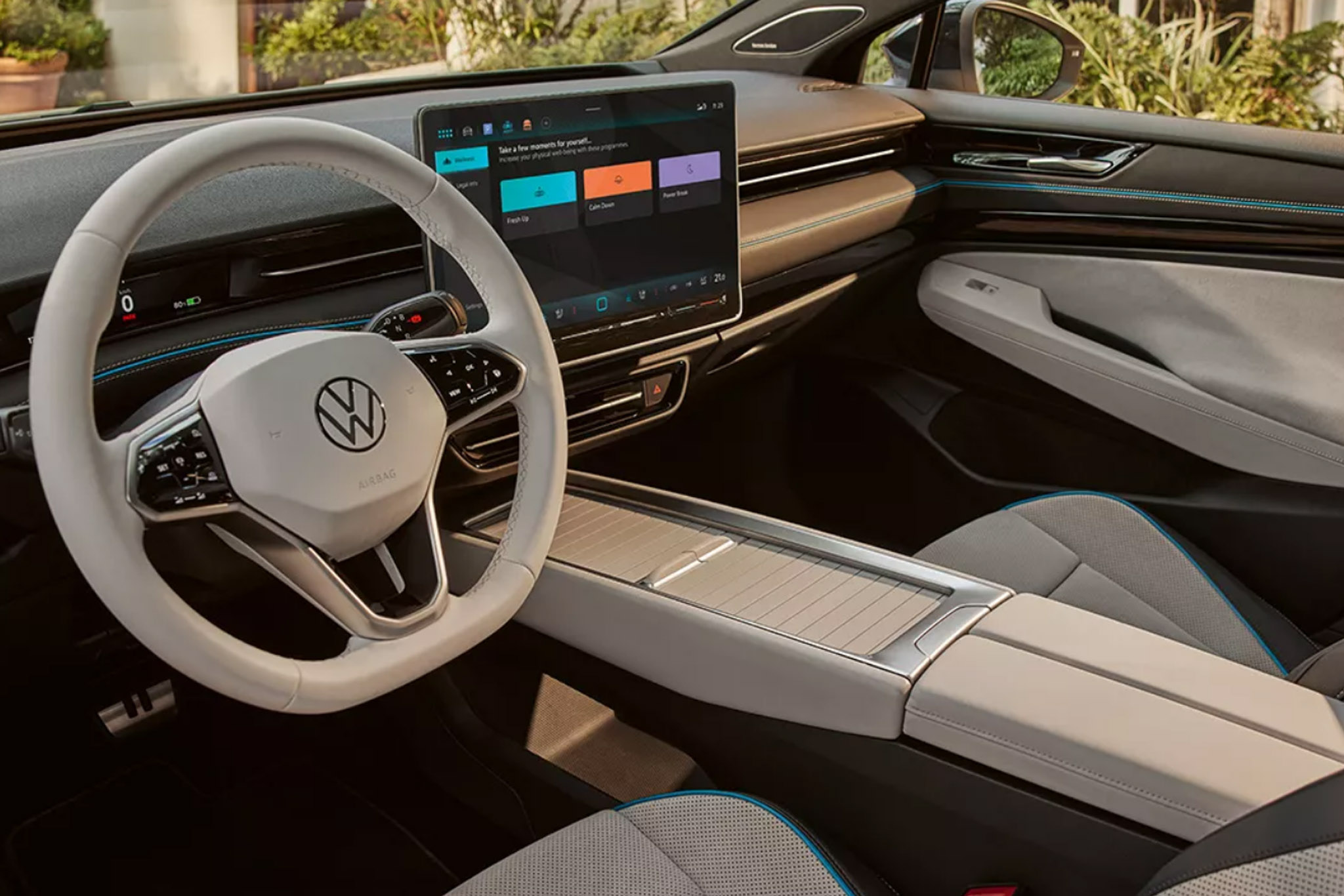 Volkswagen ID7 Dashboard and Stearing Wheel